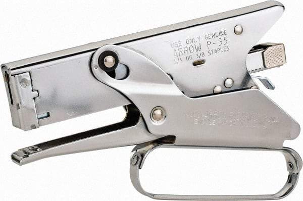 Arrow - Manual Plier Stapler - 1/4, 3/8" Staples - Apex Tool & Supply