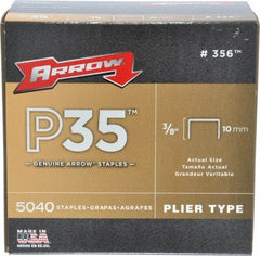 Arrow - 3/8" Wide Crown Staples - 3/8" Leg Length - Apex Tool & Supply
