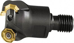 Seco - 43° Lead Angle, 50mm Max Cut Diam, 42mm Min Cut Diam, 3.5mm Max Depth of Cut, Indexable Chamfer and Angle End Mill - 3 Inserts, OF.. 05.. Insert Style, 40mm Overall Length, Through Coolant, Modular Connection - Apex Tool & Supply