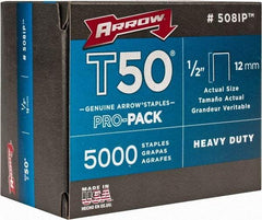 Arrow - 3/8" Wide Heavy Duty Staples - 1/2" Leg Length - Apex Tool & Supply