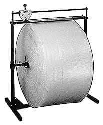 Value Collection - 60" Wide, Roll Storage Stands - Holds up to 48" Diameter Rolls, up to 300 Lb Max - Apex Tool & Supply