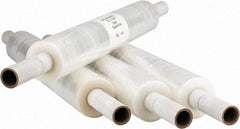 Stretch Associates - 20" x 1,000' 80 Gauge Clear Hand Held Stretch & Pallet Wrap with Extended Core - 80 Gauge, Clear - Apex Tool & Supply