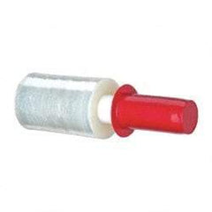 Stretch Associates - 5" x 1,000' 90 Gauge Clear Hand Held Stretch & Pallet Wrap with Extended Core - 4 Piece, 90 Gauge, Clear - Apex Tool & Supply