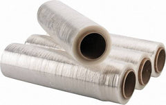 Stretch Associates - 18" x 1,500' 75 Gauge Clear Hand Held Stretch & Pallet Wrap for Use with Dispenser - 4 Piece, 75 Gauge, Clear - Apex Tool & Supply
