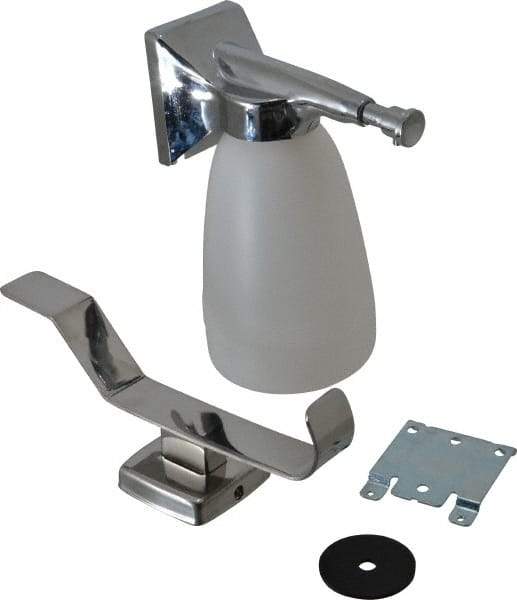 Value Collection - 16 oz Liquid Soap Dispenser Hardware - Plastic, Hanging, Chrome - Apex Tool & Supply