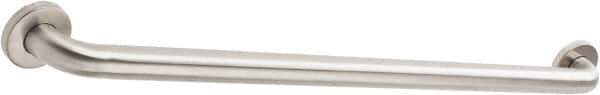 Made in USA - Washroom Partition Stainless Steel Grab Bar - 36 Inch Long - Apex Tool & Supply