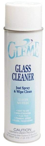 Made in USA - 20 oz Aerosol Fresh Glass Cleaner - Use on Glass Surfaces, Mirrors, Windows, Windshields - Apex Tool & Supply
