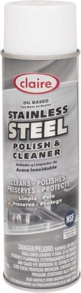 Made in USA - 20 Fluid Ounce Metal Cleaner - Lemon Scent, Aerosol - Apex Tool & Supply