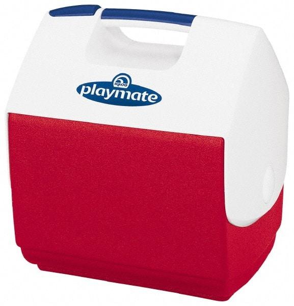 Igloo - 7 Qt Ice Chest - Plastic, Red/White - Apex Tool & Supply