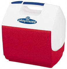 Igloo - 7 Qt Ice Chest - Plastic, Red/White - Apex Tool & Supply