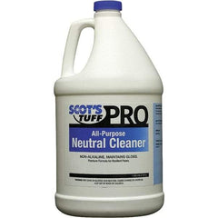 Scot's Tuff - 1 Gal Bottle Cleaner - Use on Marble Terrazzo, Painted Surfaces, Tile, Varnished Wood - Apex Tool & Supply