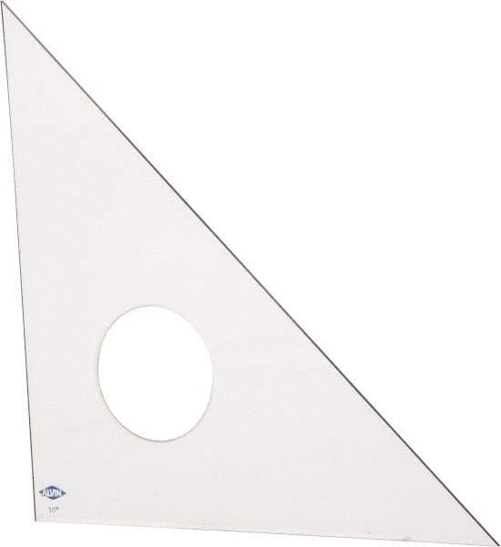Alvin - 10 Inch Long, Styrene Plastic Triangles - Apex Tool & Supply