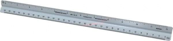 Staedtler - 12 Inch Long, Plastic Triangular Scales - Apex Tool & Supply