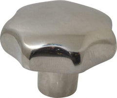 KIPP - 1.57" Head Diam, 7 Point Lobed Knob - 5/16-18 Hole, Stainless Steel - Apex Tool & Supply