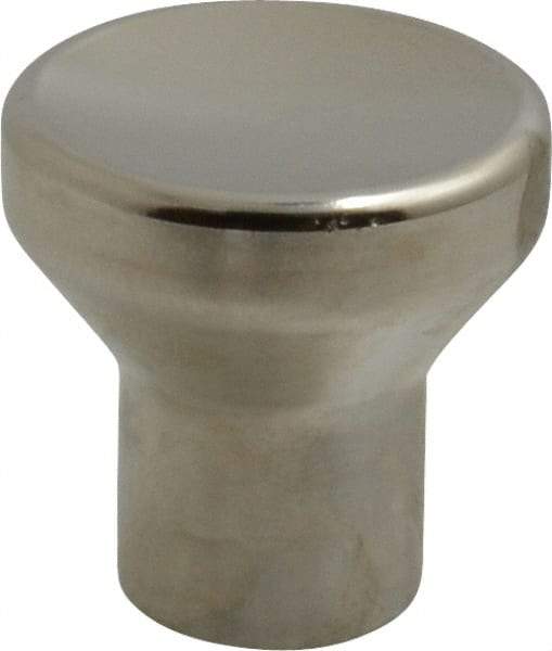 KIPP - 21mm Head, Mushroom (Smooth) Knob - Tapped, Stainless Steel - Apex Tool & Supply
