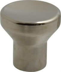 KIPP - 21mm Head, Mushroom (Smooth) Knob - Tapped, Stainless Steel - Apex Tool & Supply
