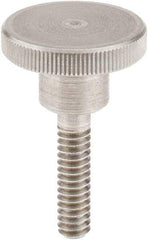 KIPP - 20mm Head, Knurled Knob - Threaded Stem, Stainless Steel - Apex Tool & Supply