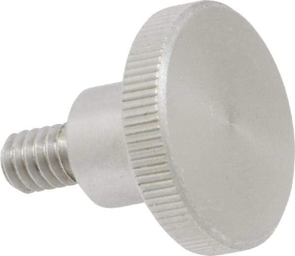 KIPP - 24mm Head, Knurled Knob - Threaded Stem, Stainless Steel - Apex Tool & Supply
