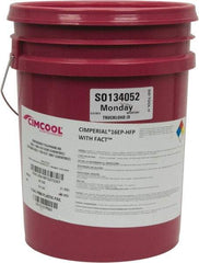 Cimcool - Cimperial 16EP-HFP, 5 Gal Pail Cutting Fluid - Water Soluble, For Boring, Drilling, Grinding, Milling, Reaming, Tapping, Turning - Apex Tool & Supply