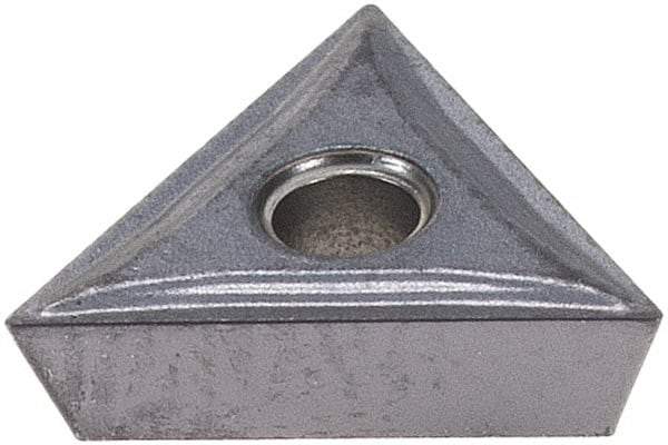 Iscar - TPMR730 Grade IC907 Carbide Turning Insert - TiAlN/TiN Finish, 60° Triangle, 7/32" Inscr Circle, 3/32" Thick, 0.0079" Corner Radius - Apex Tool & Supply