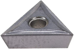 Iscar - TPMR730 Grade IC907 Carbide Turning Insert - TiAlN/TiN Finish, 60° Triangle, 7/32" Inscr Circle, 3/32" Thick, 0.0079" Corner Radius - Apex Tool & Supply