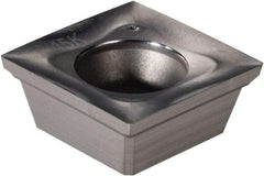 Ingersoll Cutting Tools - SHET110502 P Grade IN15K Carbide Milling Insert - Uncoated, 0.196" Thick, 0.433" Inscribed Circle, 0.008" Corner Radius - Apex Tool & Supply