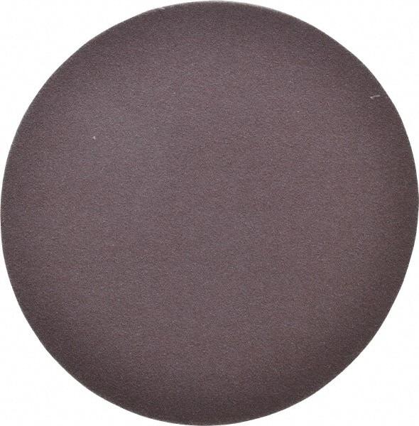 Norton - 5" Diam, 120 Grit Aluminum Oxide Adhesive PSA Disc - Medium Grade, Maroon, X Weighted Backing, Flexible - Apex Tool & Supply