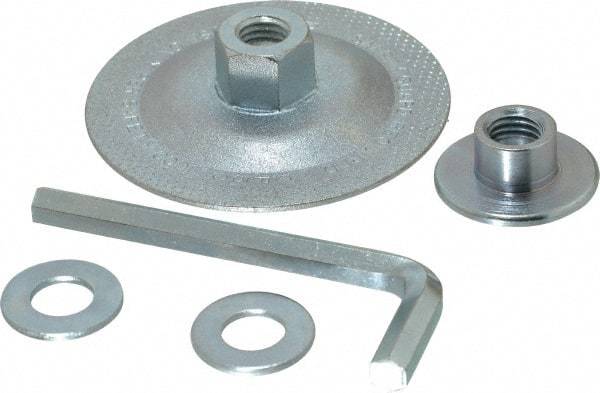 Norton - Grinding Wheel Adapter Kit - 1/16 to 1/4" Wheel Width, Right Handed - Apex Tool & Supply