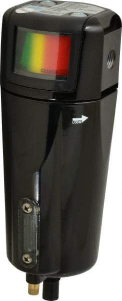 Parker - 63 CFM Oil, Dust, Water, Particulate Filter - 1/4" NPT, 250 psi, Auto Drain - Apex Tool & Supply