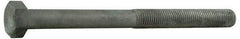 Value Collection - 7/8-9 Thread, 34" Length Under Head, Steel Hex Head Bolt - Hot Dipped Galvanized Coated, UNC Thread, ASTM A307, Grade 2 - Apex Tool & Supply