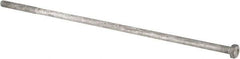 Value Collection - 7/8-9 Thread, 32mm Length Under Head, Steel Hex Head Bolt - Hot Dipped Galvanized Coated, UNC Thread, ASTM A307, Grade 2 - Apex Tool & Supply