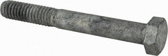 Value Collection - 5/16-18 Thread, 2-1/2" Length Under Head, Steel Hex Head Bolt - Hot Dipped Galvanized Coated, UNC Thread, ASTM A307, Grade 2 - Apex Tool & Supply