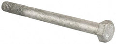 Value Collection - 5/16-18 Thread, 3-1/2" Length Under Head, Steel Hex Head Bolt - Hot Dipped Galvanized Coated, UNC Thread, ASTM A307, Grade 2 - Apex Tool & Supply