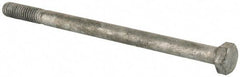 Value Collection - 5/16-18 Thread, 5" Length Under Head, Steel Hex Head Bolt - Hot Dipped Galvanized Coated, UNC Thread, ASTM A307, Grade 2 - Apex Tool & Supply