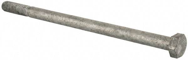 Value Collection - 5/16-18 Thread, 5-1/2" Length Under Head, Steel Hex Head Bolt - Hot Dipped Galvanized Coated, UNC Thread, ASTM A307, Grade 2 - Apex Tool & Supply