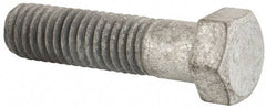 Value Collection - 7/16-14 Thread, 1-3/4" Length Under Head, Steel Hex Head Bolt - Hot Dipped Galvanized Coated, UNC Thread, ASTM A307, Grade 2 - Apex Tool & Supply