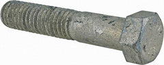Value Collection - 7/16-14 Thread, 2-1/4" Length Under Head, Steel Hex Head Bolt - Hot Dipped Galvanized Coated, UNC Thread, ASTM A307, Grade 2 - Apex Tool & Supply