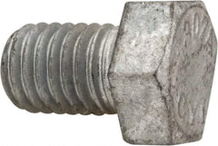 Value Collection - 1/2-13 Thread, 3/4" Length Under Head, Steel Hex Head Bolt - Hot Dipped Galvanized Coated, UNC Thread, ASTM A307, Grade 2 - Apex Tool & Supply