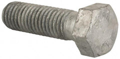 Value Collection - 1/2-13 Thread, 1-3/4" Length Under Head, Steel Hex Head Bolt - Hot Dipped Galvanized Coated, UNC Thread, ASTM A307, Grade 2 - Apex Tool & Supply