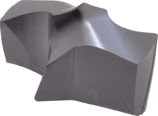 Kennametal - Series KSEM, 19.27mm Diam Grade KC7320 140° Replaceable Drill Tip - Carbide, AlTiN Finish, 2 Seat Size - Apex Tool & Supply