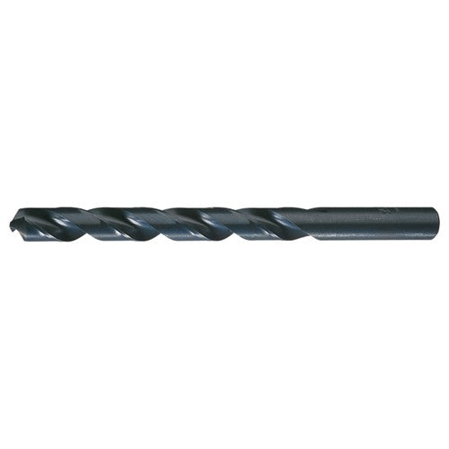 25/64 RHS / RHC HSS 118 Degree Radial Point General Purpose Jobber Length Drill - Steam Oxide