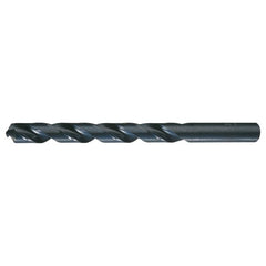 25/64 RHS / RHC HSS 118 Degree Radial Point General Purpose Jobber Length Drill - Steam Oxide