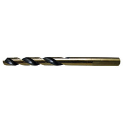11/32 RHS / RHC HSS 135 Degree Split Point Heavy Duty Mechanics Length Drill - Black & Gold