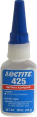 Loctite - 20gr. Bottle, Blue, Low Strength Liquid Threadlocker - Series 425, 24 hr Full Cure Time - Apex Tool & Supply