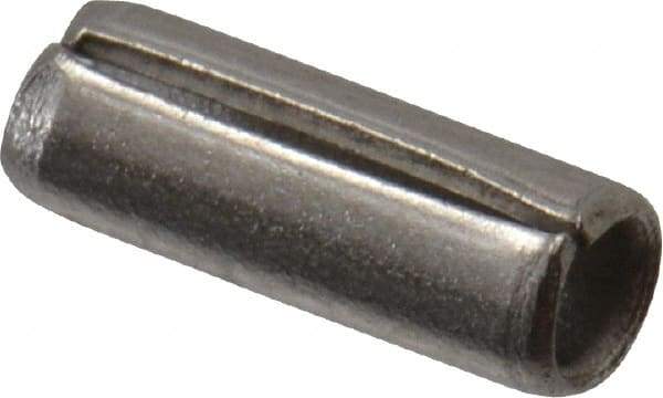 Value Collection - 1/16" Diam x 3/16" Long Slotted Spring Pin - Grade 18-8 Stainless Steel - Apex Tool & Supply