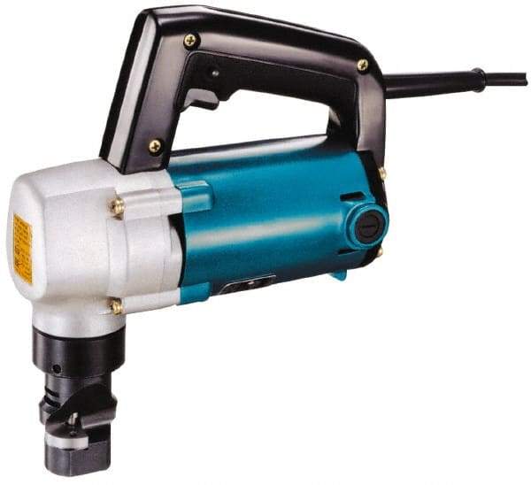 Makita - Power Nibblers Type of Power: Electric Cutting Capacity (Gauge): 10 (Steel); 12 (Stainless Steel) - Apex Tool & Supply