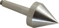Riten - 2-1/8" Head Diam, Hardened Tool Steel Pipe Nose Point Solid Dead Center - 2MT Morse Taper, 2-1/8" Point Diam, 1.831" Point Length - Apex Tool & Supply