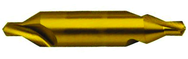0.5mm x 25mm OAL HSS Combined Drill & Countersink-TiN Form A - Apex Tool & Supply