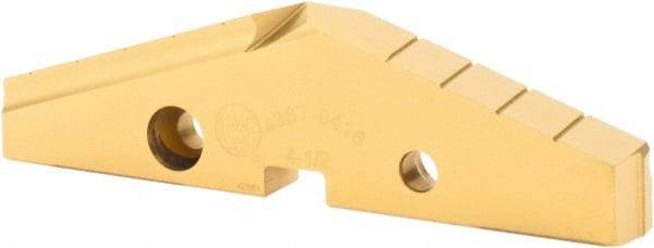 Allied Machine and Engineering - 4-1/2" Diam x 7/16" Thick, Seat Code 8, 144° Included Angle Spade Drill Insert - TiN Coated, High Speed Steel, Series GEN2 T-A - Apex Tool & Supply