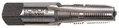 Heli-Coil - 1/2-14 NPT Thread 5 Flutes, Bottoming Chamfer, Bright Finish, High Speed Steel, Pipe STI Tap - 3-1/4" Overall Length, 0.9063" Shank Diam, 0.679" Square Size, 1-3/8" Thread Length - Apex Tool & Supply